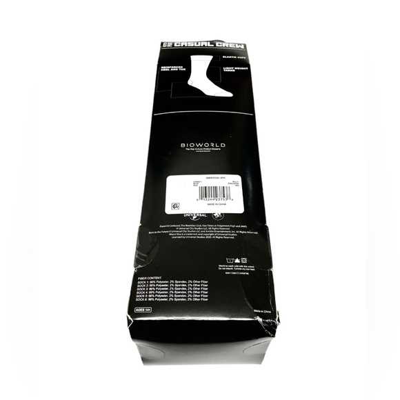 Universal 80’s Famous Movie Socks 6pr Casual Crew Mens Size 8-12 NEW - Picture 5 of 6